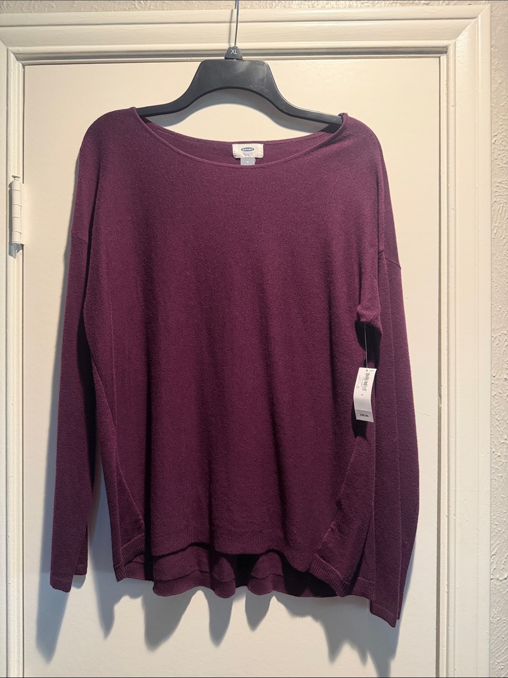 Old Navy Cozy Women's Long-Sleeve Sweater - Plum NWT Size M